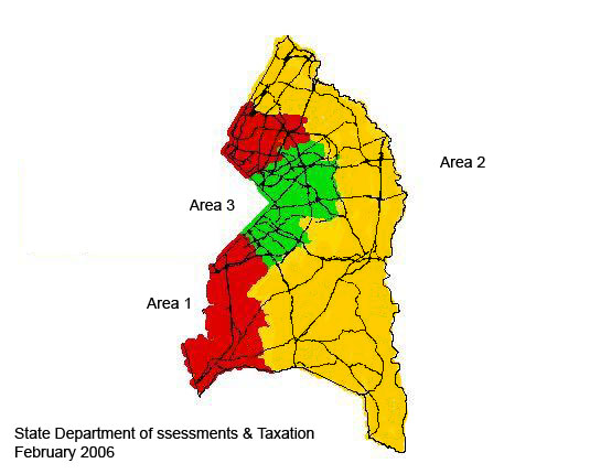 prince george's county area map